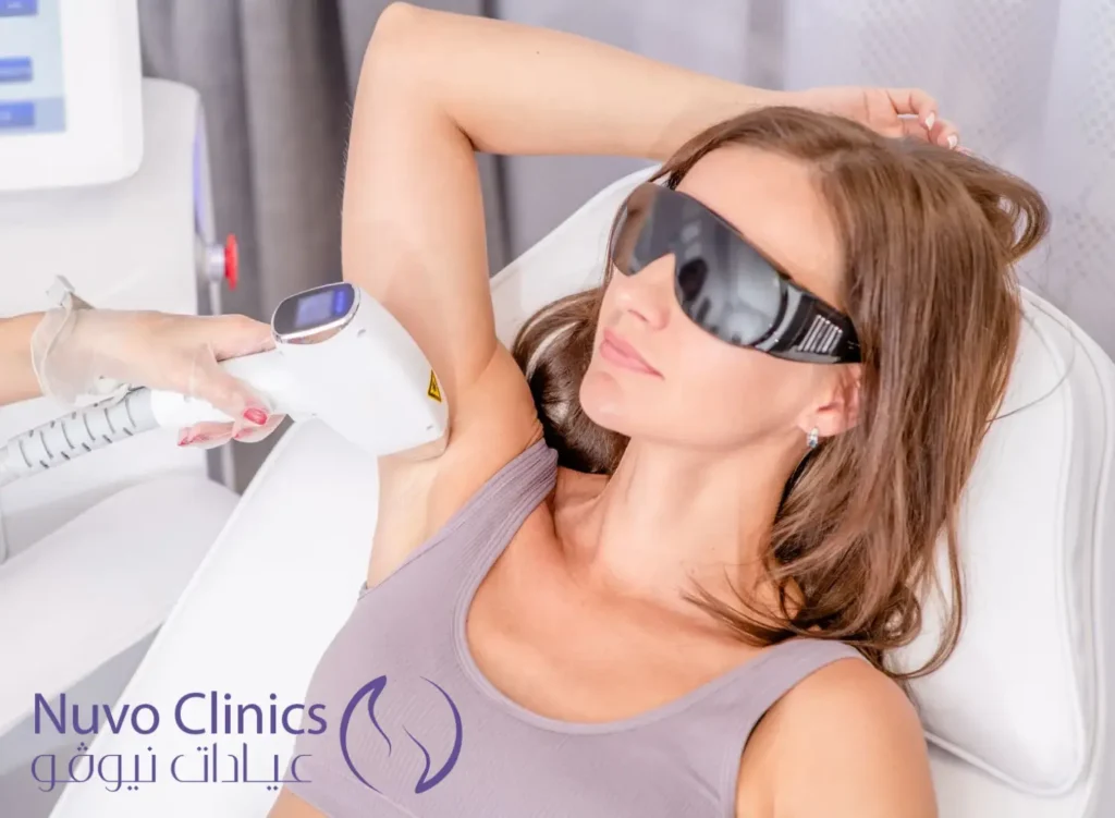 اضرار ازالة الشعر بالليزر